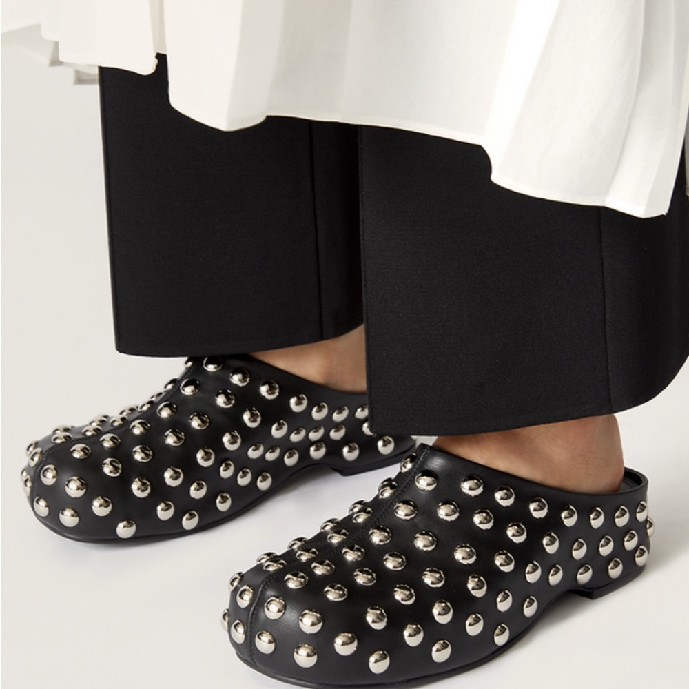 Reike Nen Studded Black Mules size 6